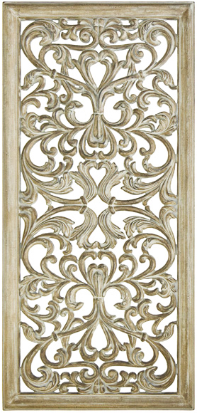 ZS030AW Wall Décor art wood panel hand carved patterned